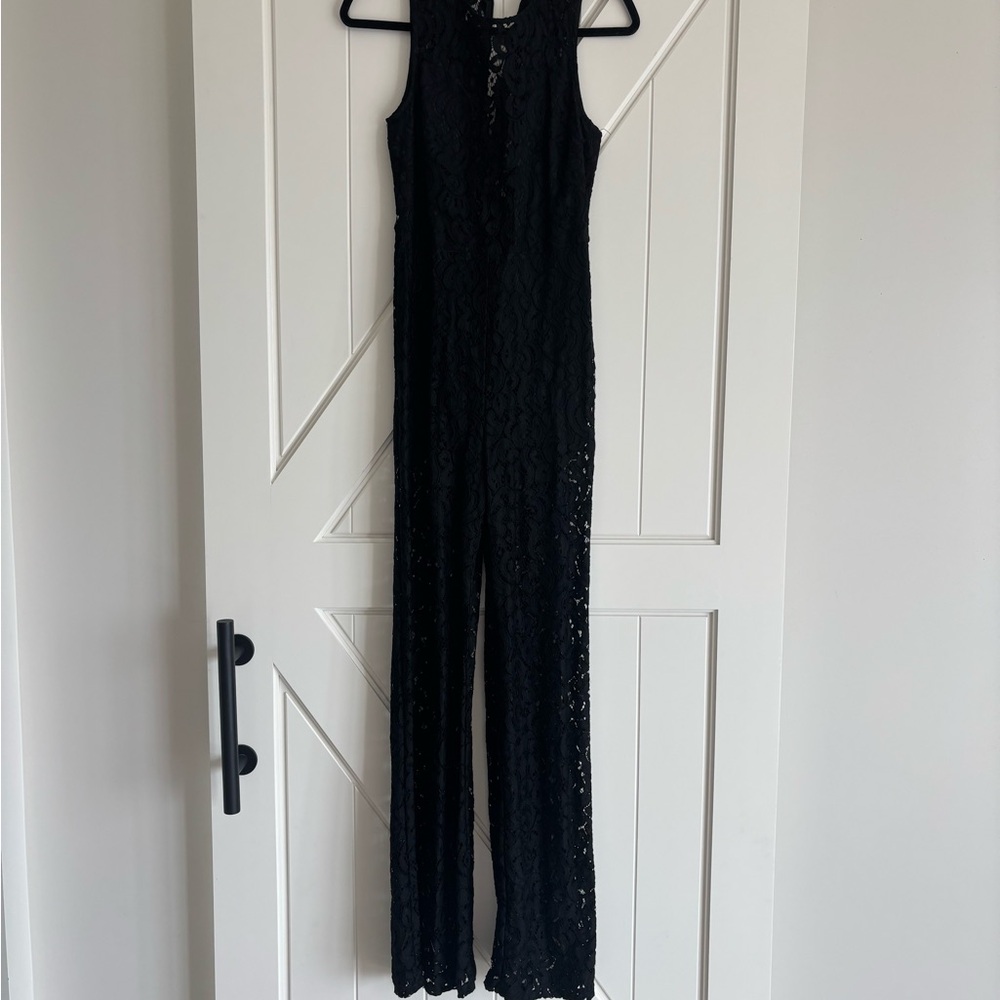 Black lace jumpsuit ANGL - Picture 4 of 7